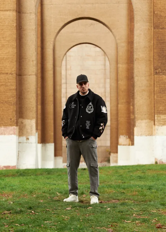 Kith Wool Coaches Jacket - Black PH | Parallel