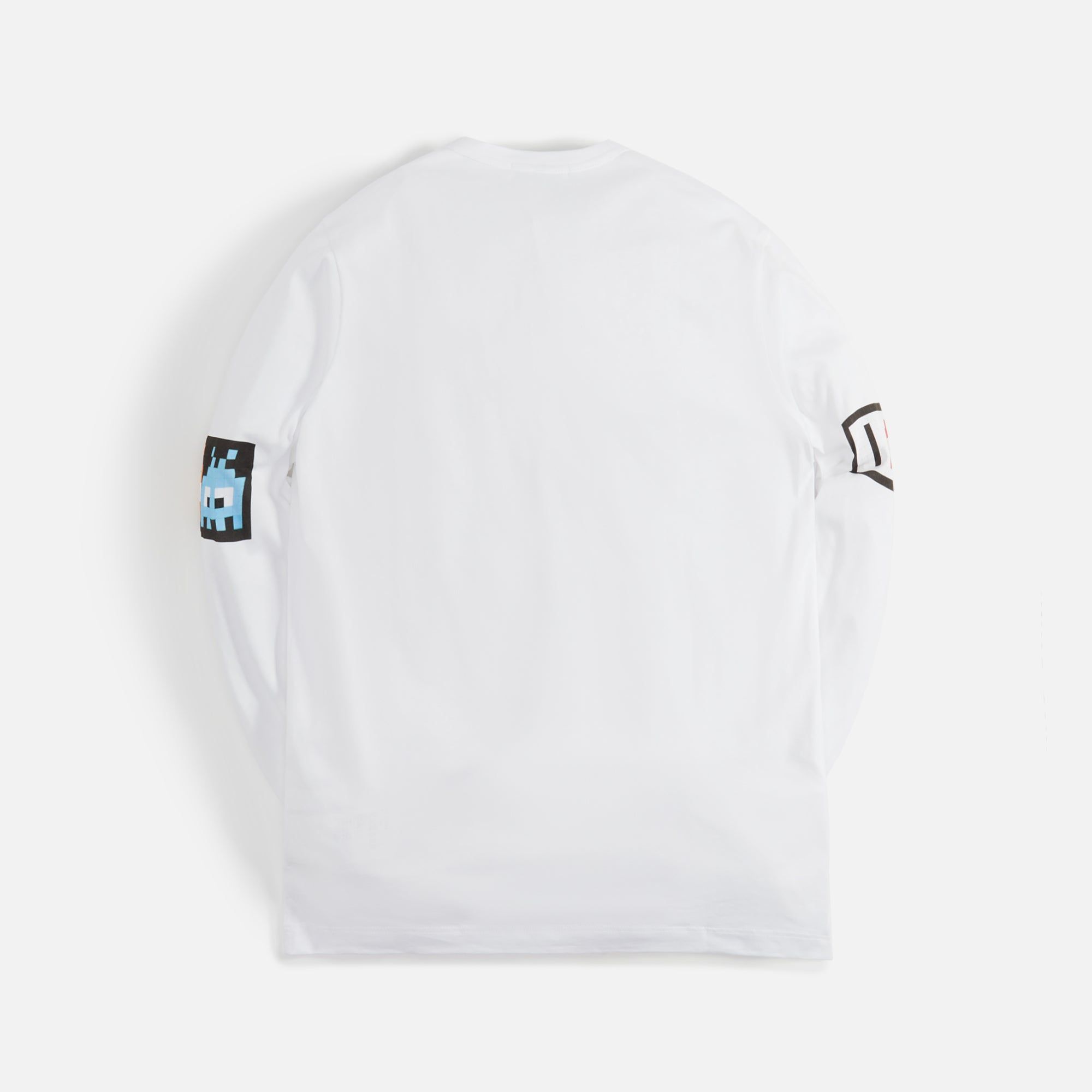 Comme des Garçons Shirt Long Sleeve Invader Digital Print Tee - White sold by Kith product image thumbnail 2
