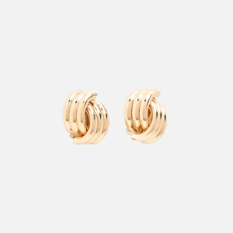 SHASHI Grace Earring - Gold sold by Kith