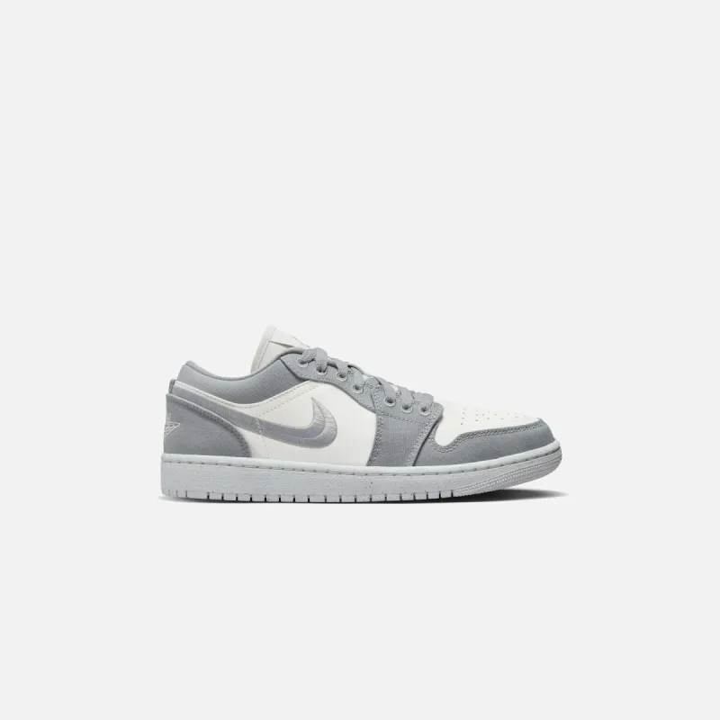 Nike WMNS Air Jordan 1 Low SE - Light Steel Grey / White / Sail sold by Kith