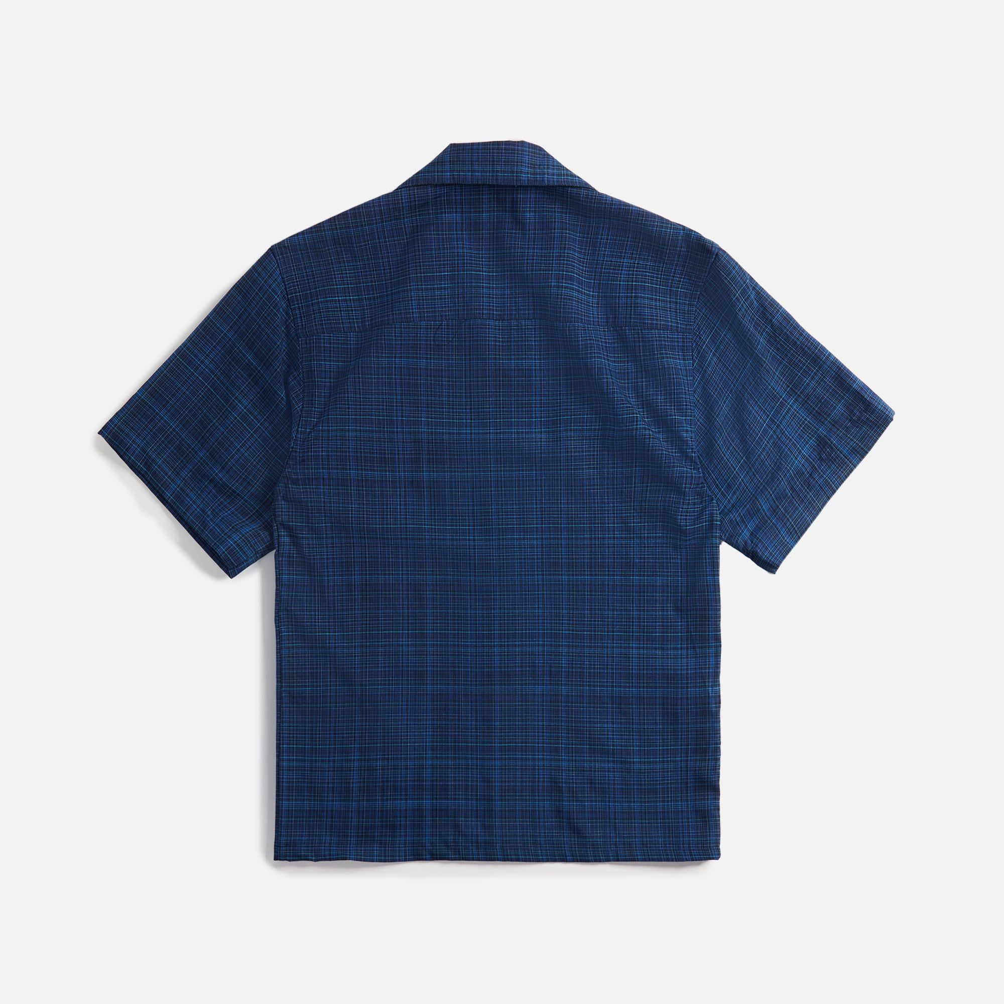 Marni Organic Yarn Dyed Cotton Poplin Bowling Shirt - Ink sold by Kith product image thumbnail 2