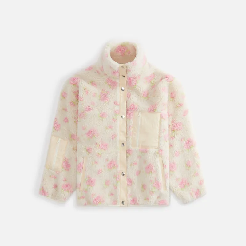 Sandy Liang Panda Fleece - Pink Multi sold by Kith