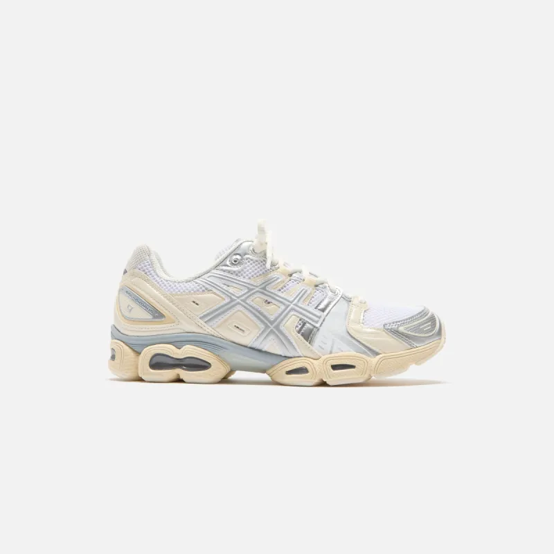 ASICS Gel-Nimbus 9 - White / Pure Silver sold by Kith