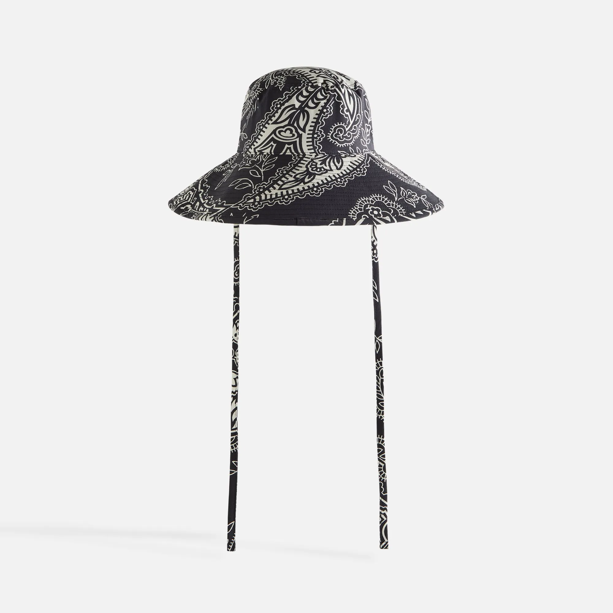 Kith Women Senara Paisley Sun Hat - Black | Parallel