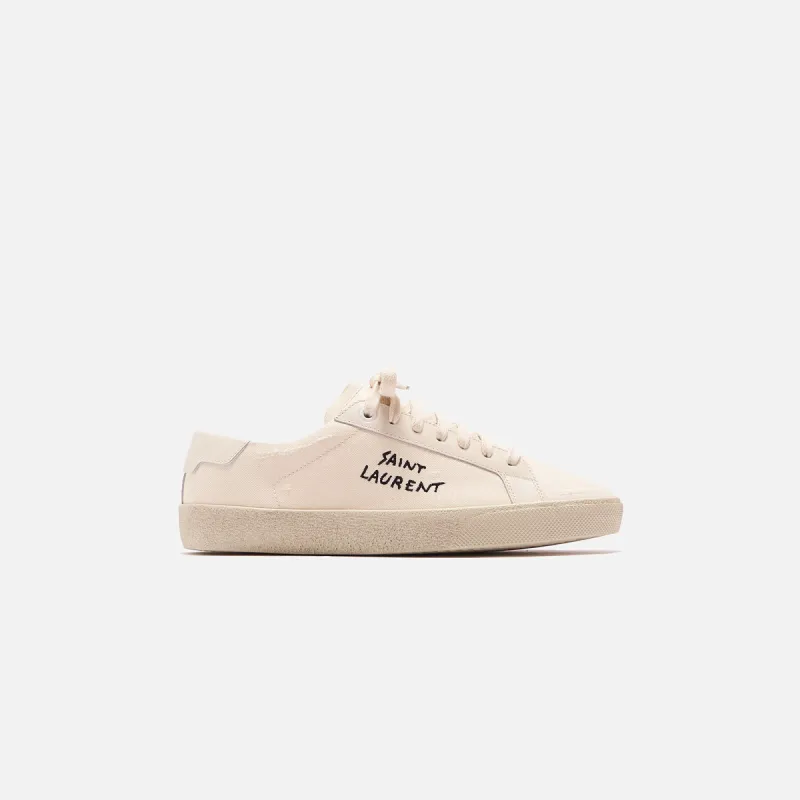 Saint Laurent SL06 Low Top - Creme / Black made by Kith