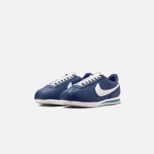 Nike Cortez - Midnight Navy / Sail / Noise Aqua sold by Kith