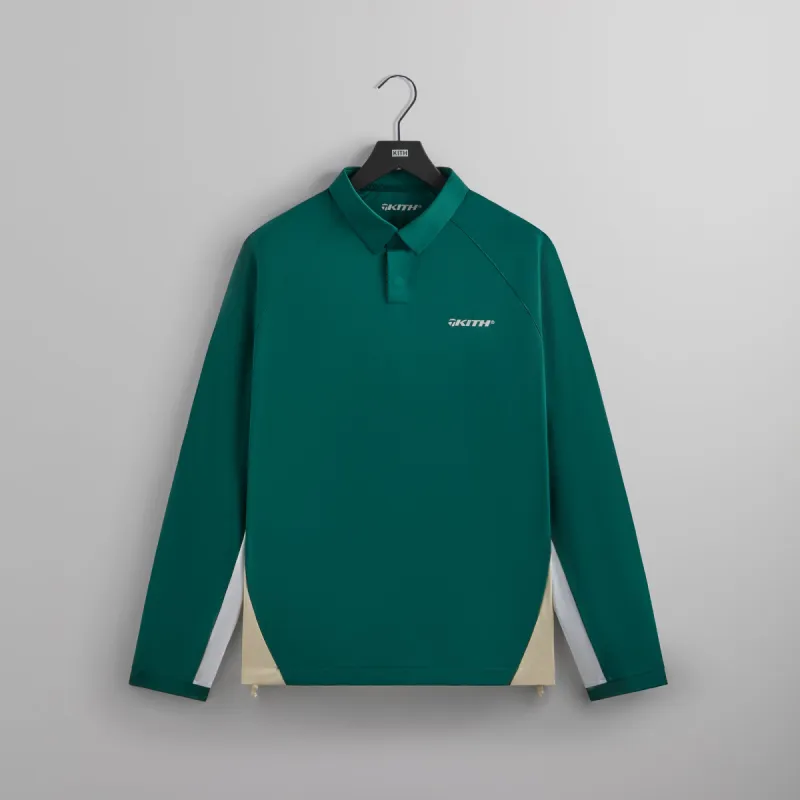 Kith for TaylorMade Long Sleeve Honors Polo - Fairway sold by Kith