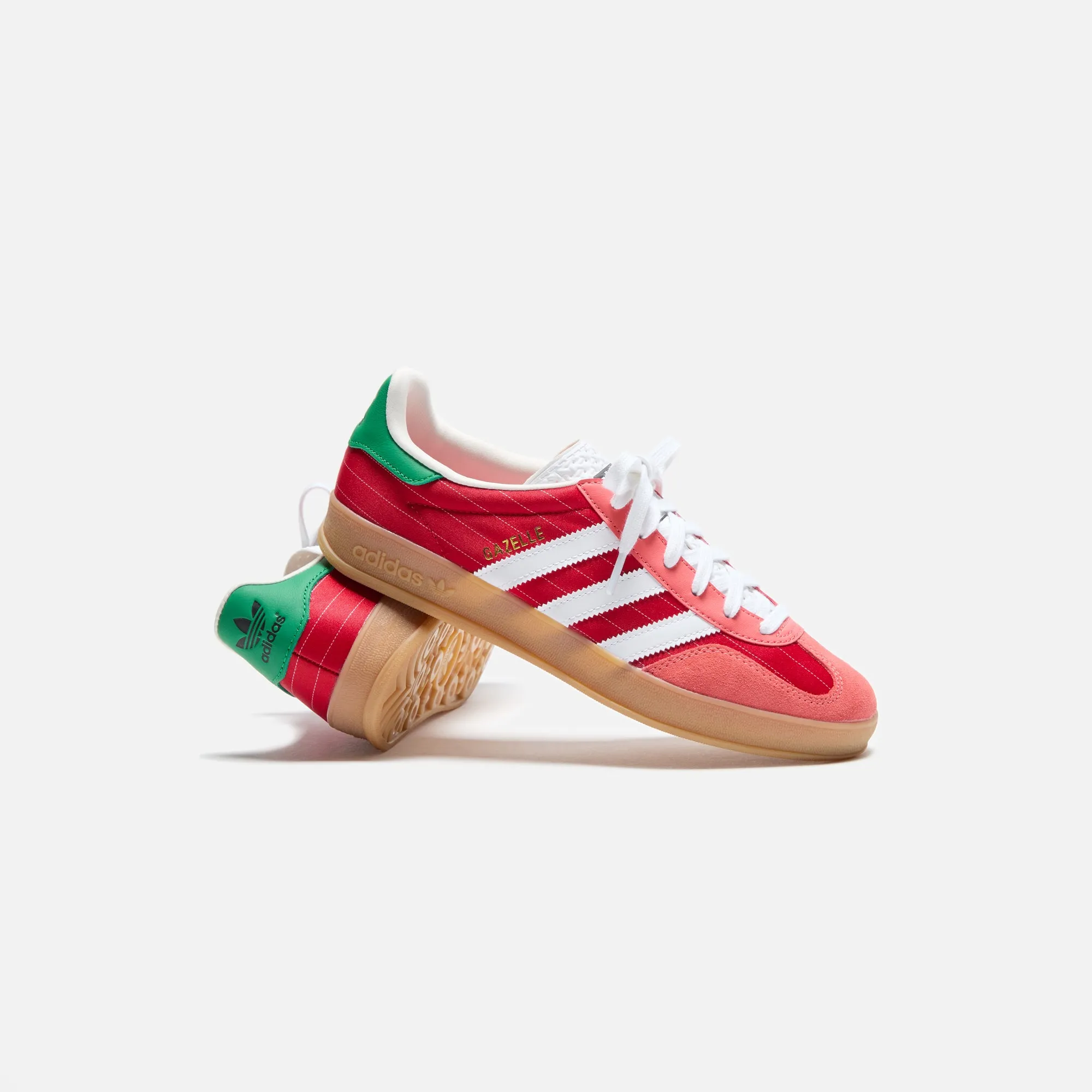 adidas Gazelle Indoor - Better Scarlet / Footwear White / Gum 3 sold by Kith product image thumbnail 5