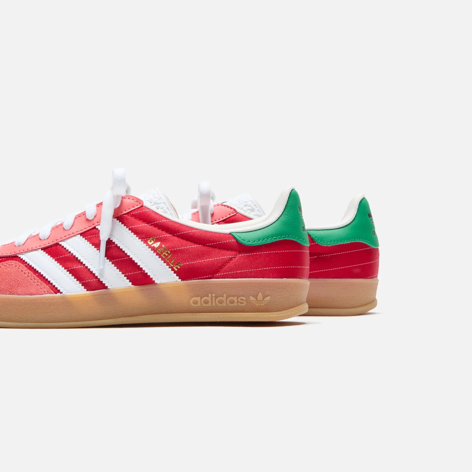 adidas Gazelle Indoor - Better Scarlet / Footwear White / Gum 3 sold by Kith product image thumbnail 3