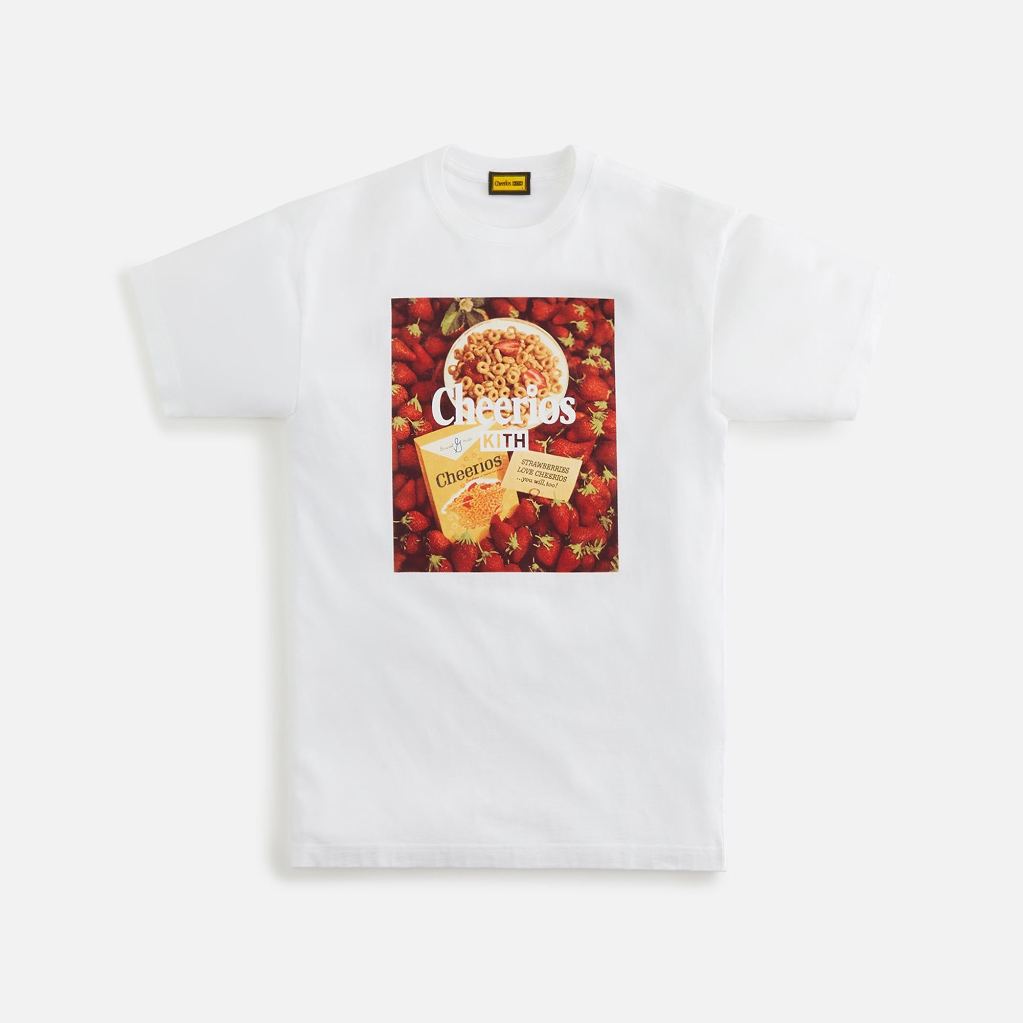 Kith Treats for Cheerios Strawberry Vintage Tee - White sold by Kith