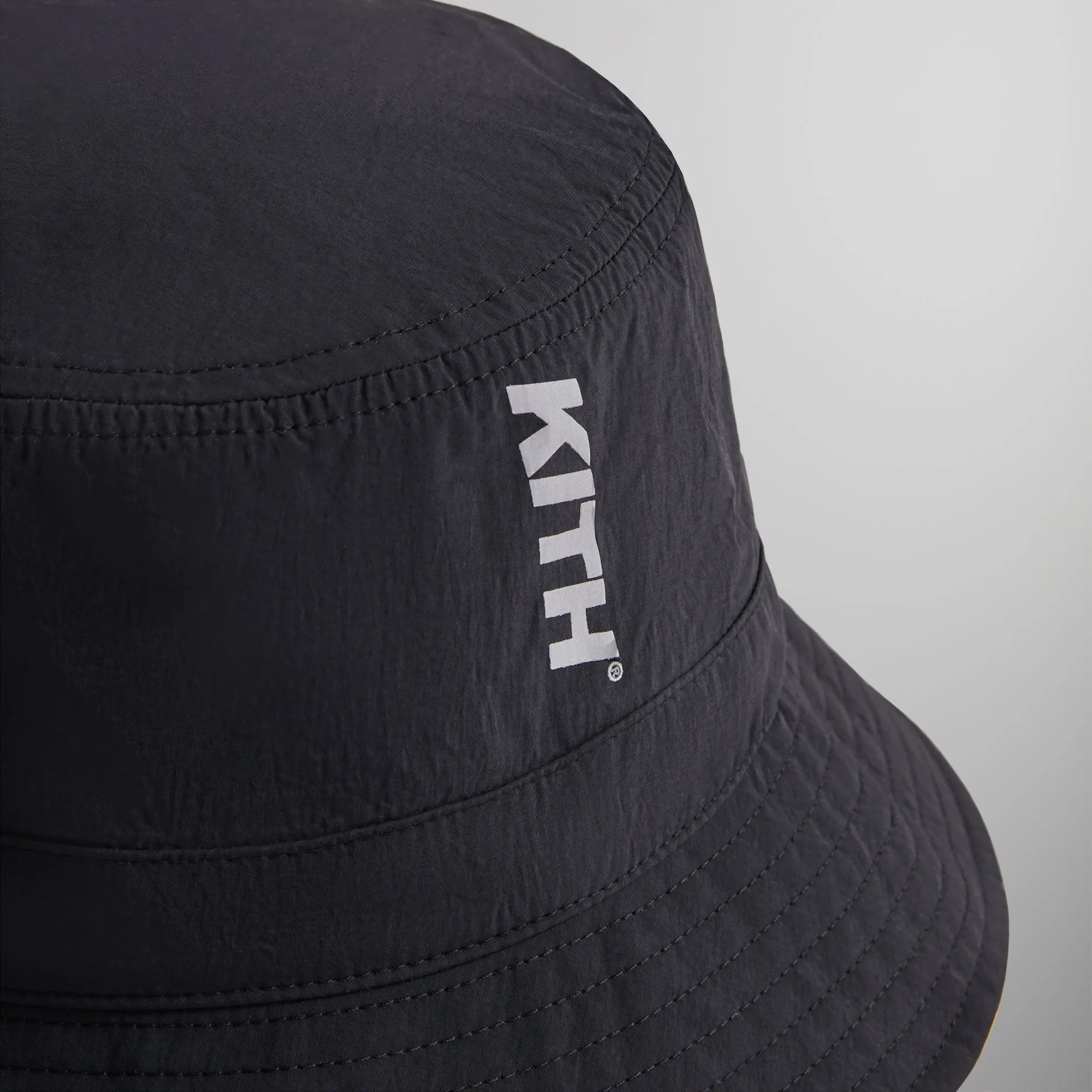 Kith Bagwell Nylon Utility Bucket Hat - Black sold by Kith product image thumbnail 3