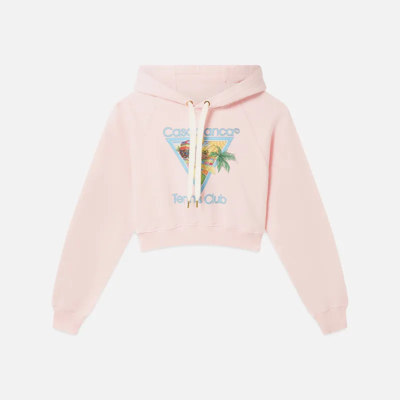 Casablanca Afro Cubism Tennis Club Sweatshirt - Pink sold by Kith