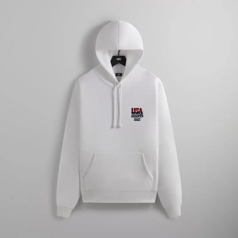 Kith for USA Basketball Legend Vintage Nelson Hoodie - White sold by Kith