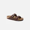 Birkenstock Arizona Nubuck - Desert Buck Roast sold by Kith