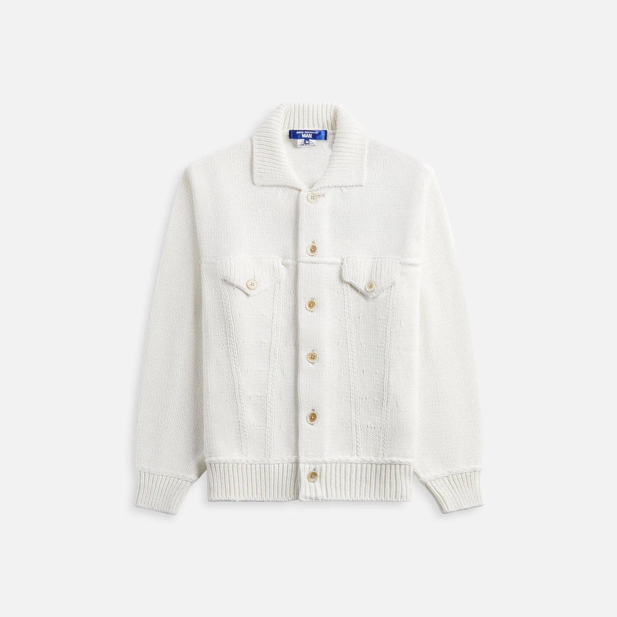 Junya Watanabe Man Poly Cotton Jersey Trucker - Off White sold by Kith
