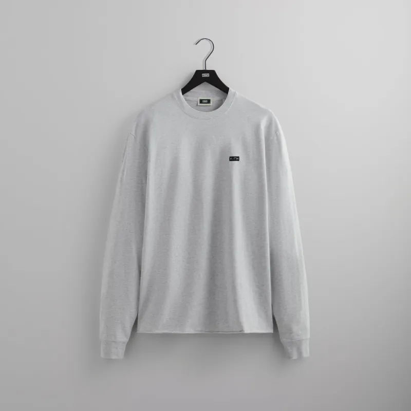 Kith Long Sleeve LAX Tee - Light Heather Grey sold by Kith