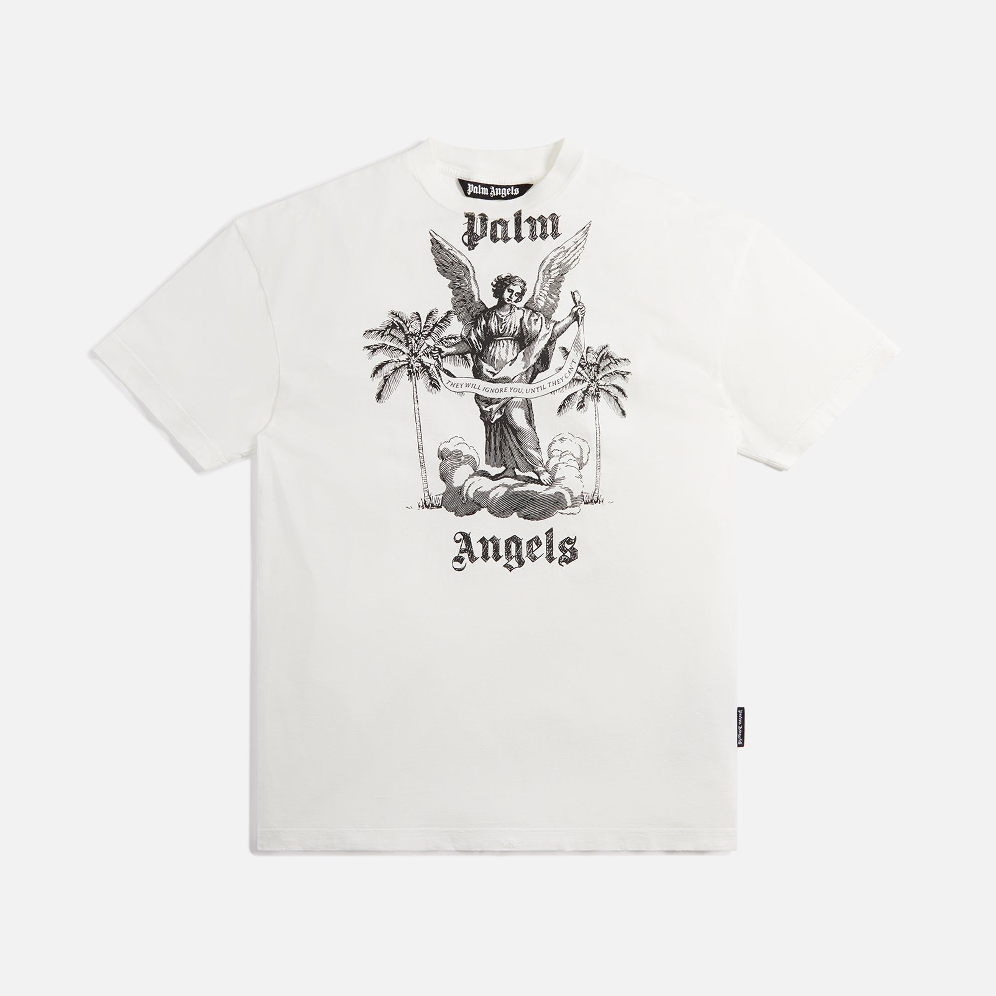 Palm Angels University Tee - White / Black sold by Kith