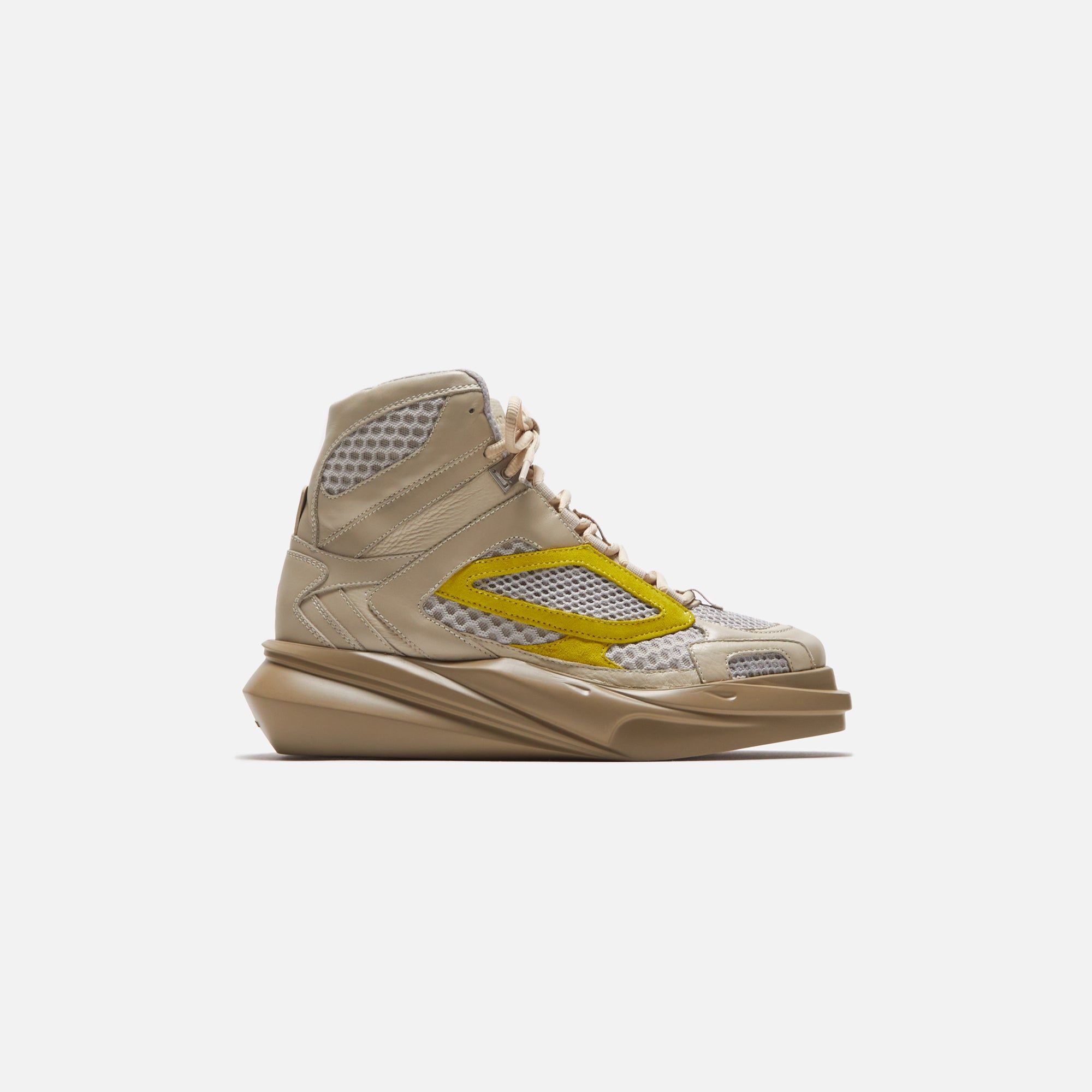1017 Alyx 9SM High Top Mono Hiking Sneaker - Sand / Yellow sold by Kith