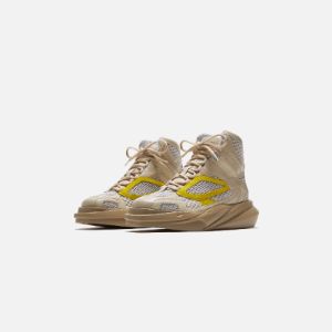 1017 Alyx 9SM High Top Mono Hiking Sneaker - Sand / Yellow sold by Kith