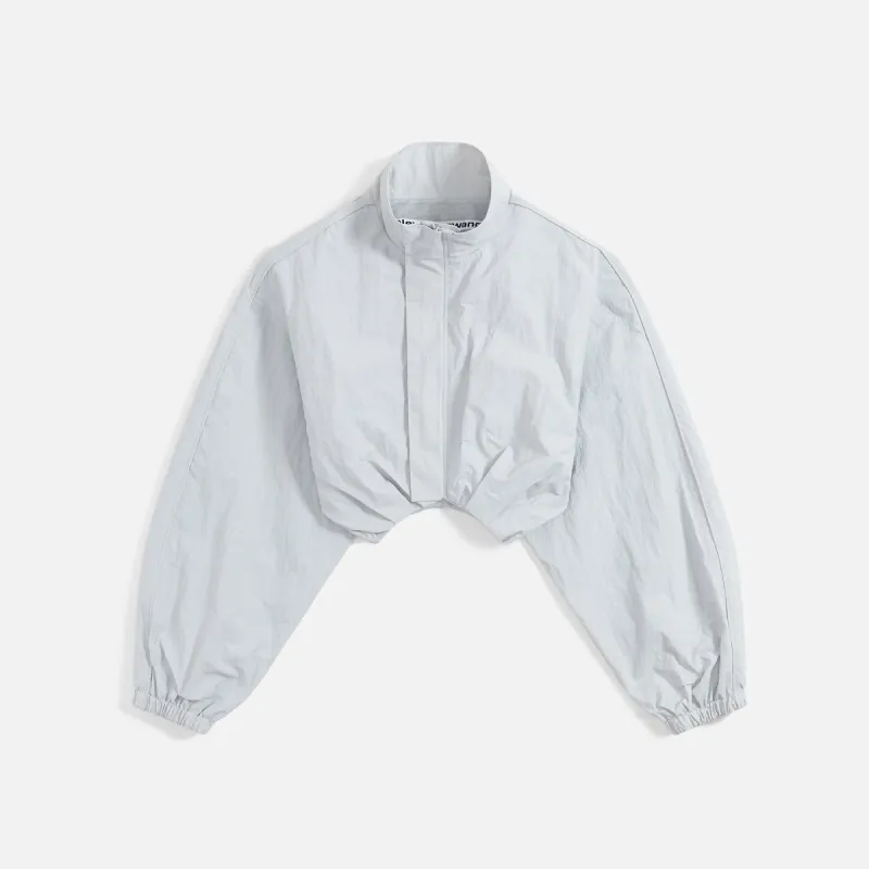 Alexander Wang Bolero Track Jacket - Light Grey / White sold by Kith