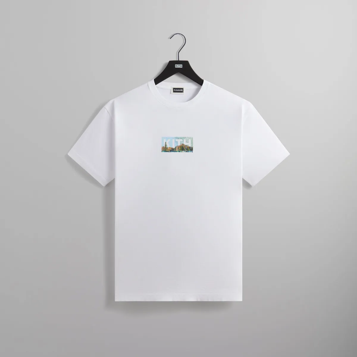 Kith for Columbia Big Sur Classic Logo Tee - White | Parallel