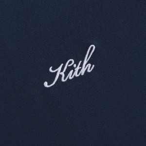Kith Silk Cotton Thompson Camp Collar Shirt - Nocturnal sold by Kith