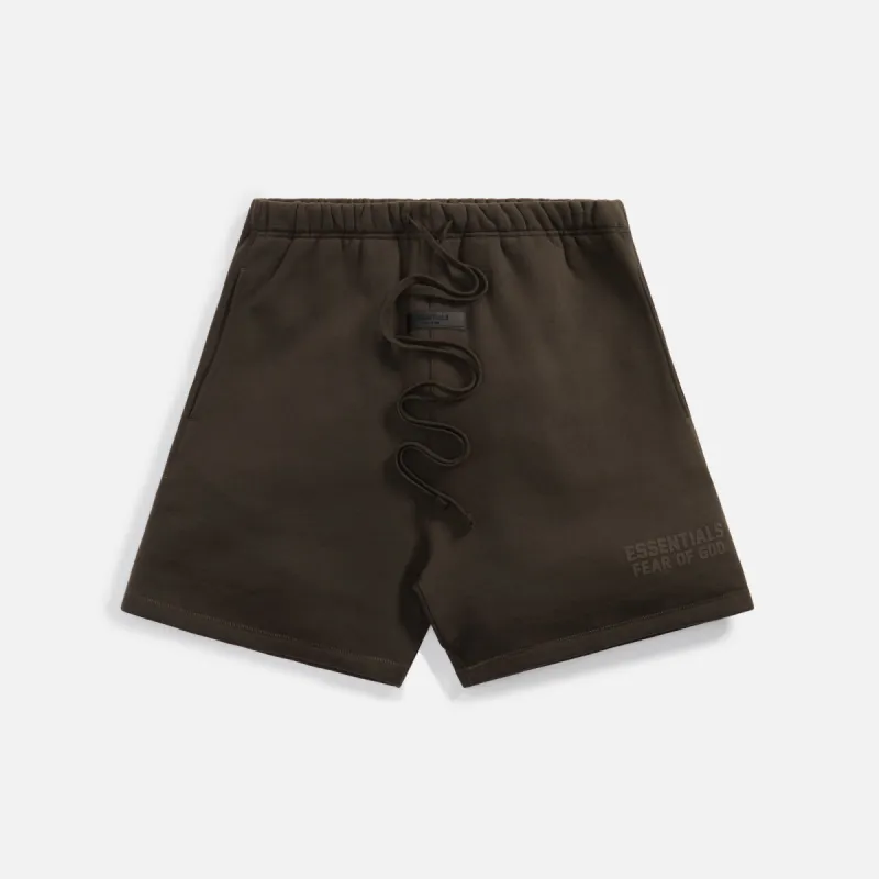 Essentials Shorts - Off-Black sold by Kith