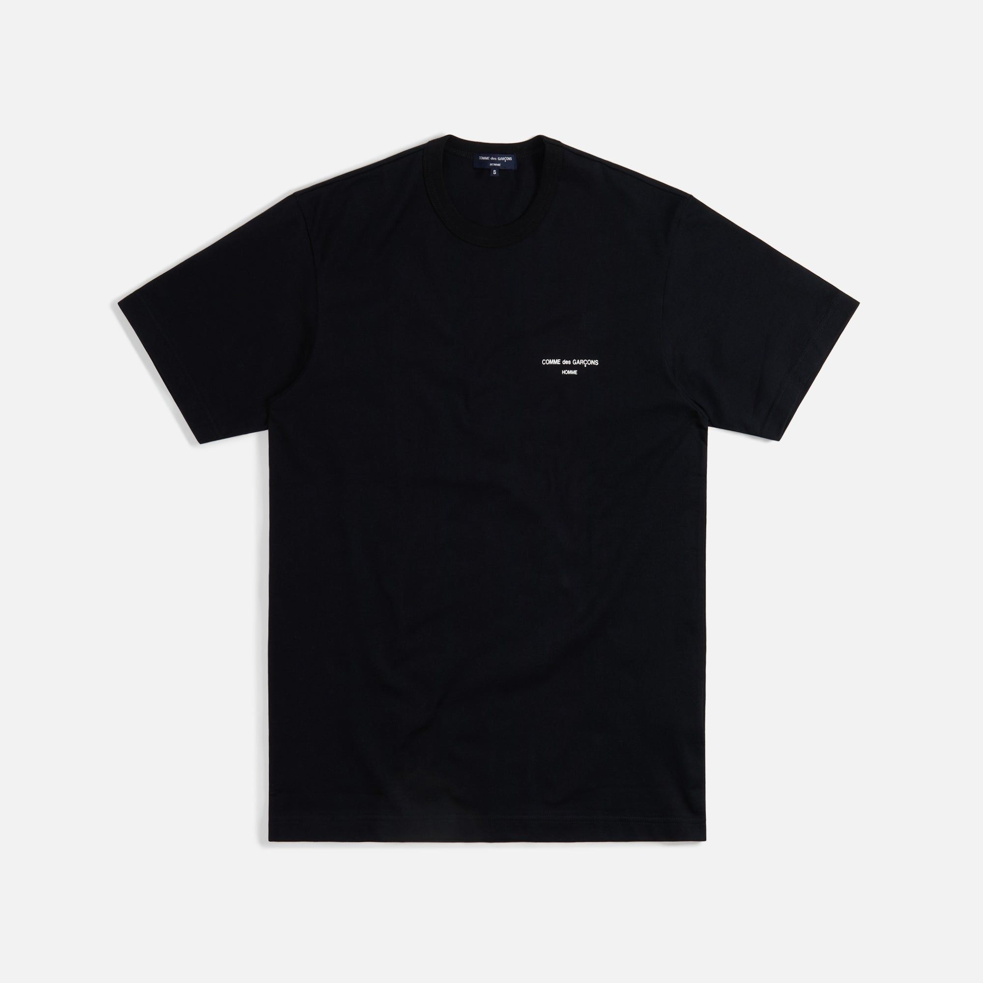 Comme des Garçons Homme Cotton Jersey Tee - Black sold by Kith