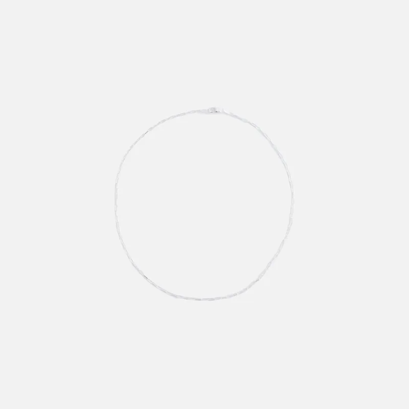 Hatton Labs Paper Clip Chain Necklace S - Silver sold by Kith