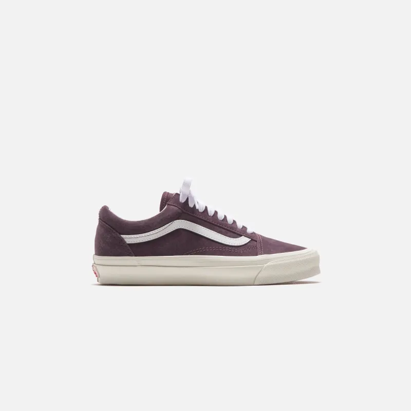 Vans OG Old Skool Lx - Pig Suede Wine sold by Kith