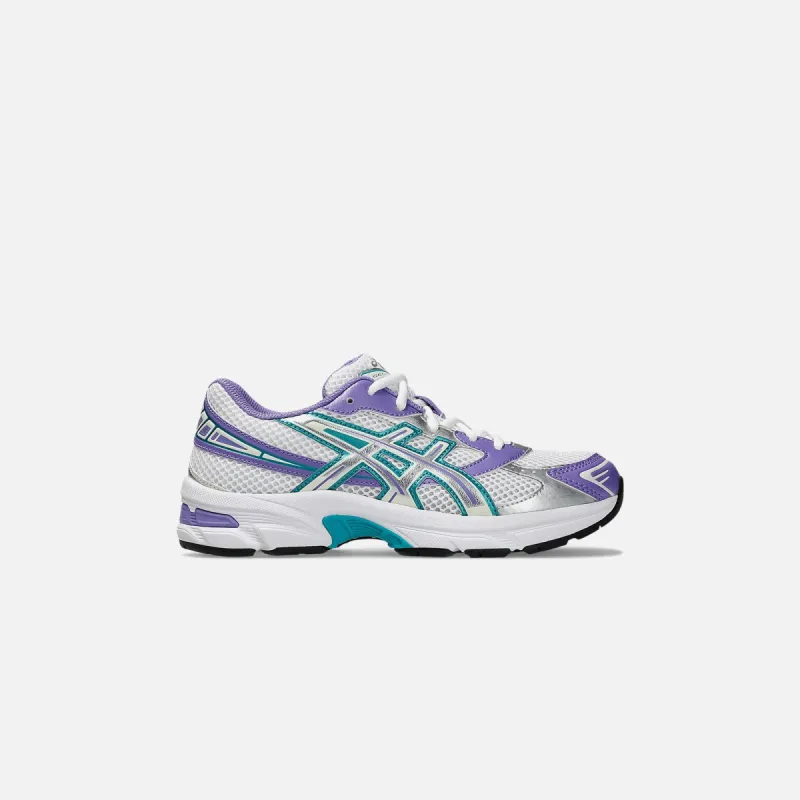 ASICS GS GEL-1130 - White / Space Lavender sold by Kith