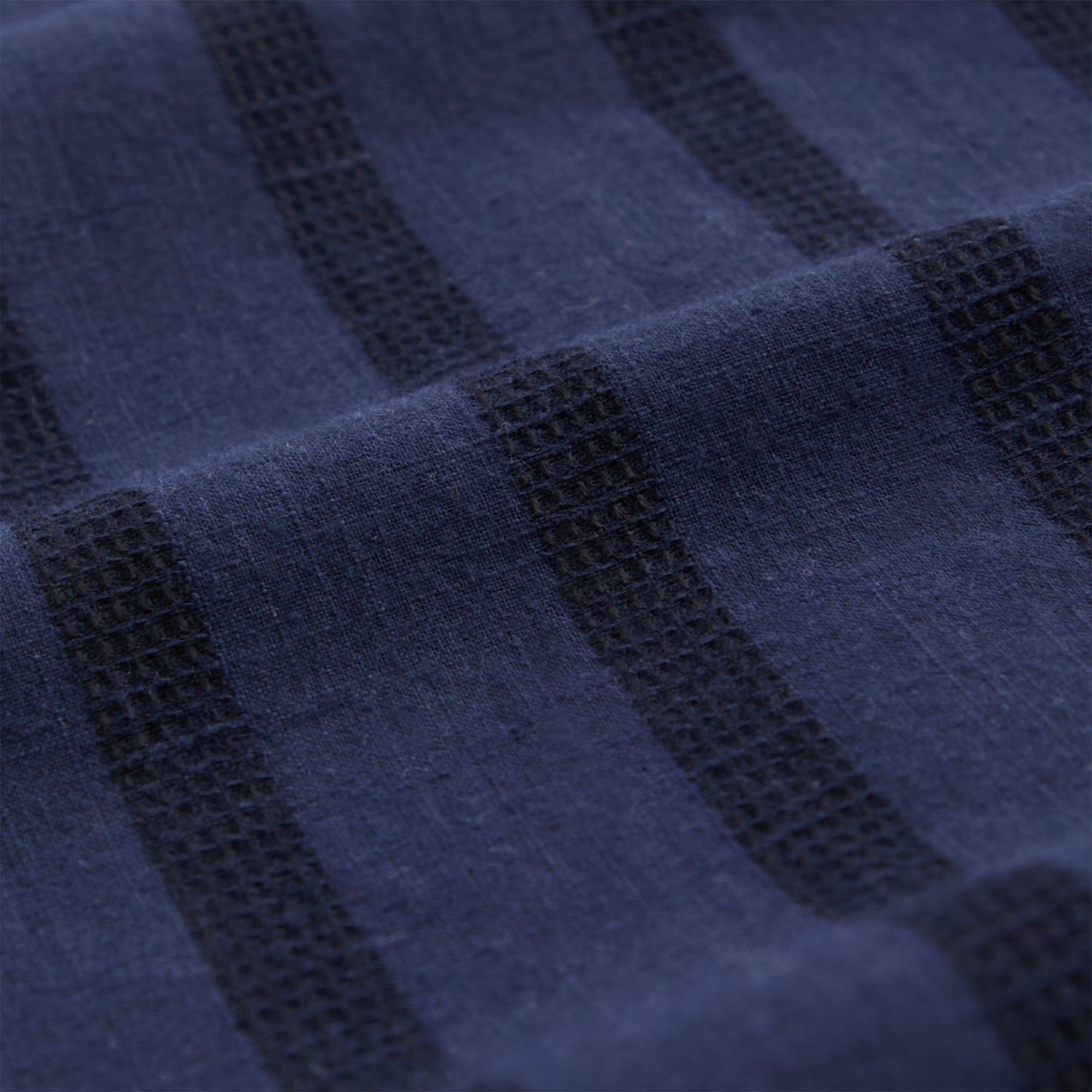 Kith L/S Poplin Boxy Collared Overshirt - Nocturnal sold by Kith product image thumbnail 4