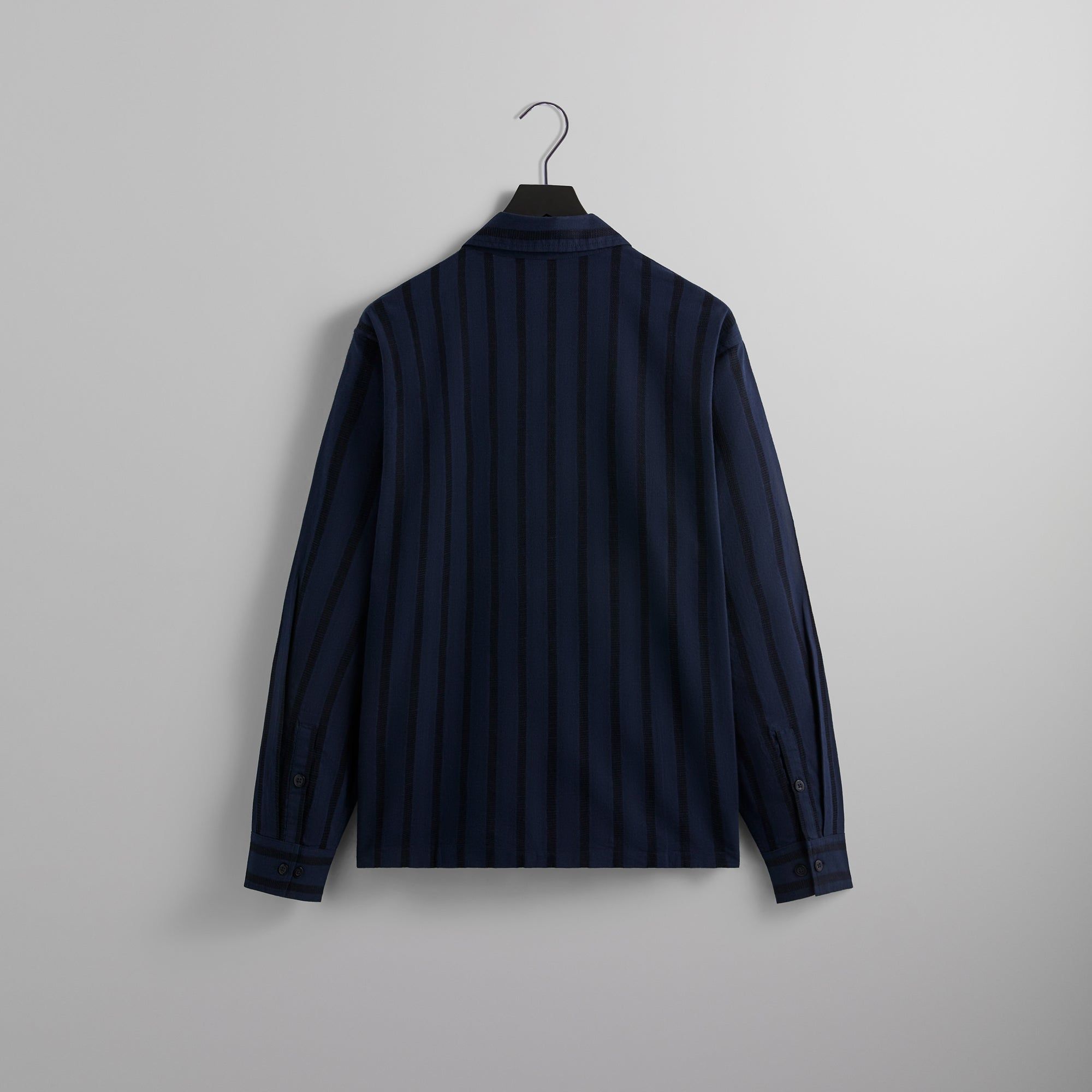 Kith L/S Poplin Boxy Collared Overshirt - Nocturnal sold by Kith product image thumbnail 2