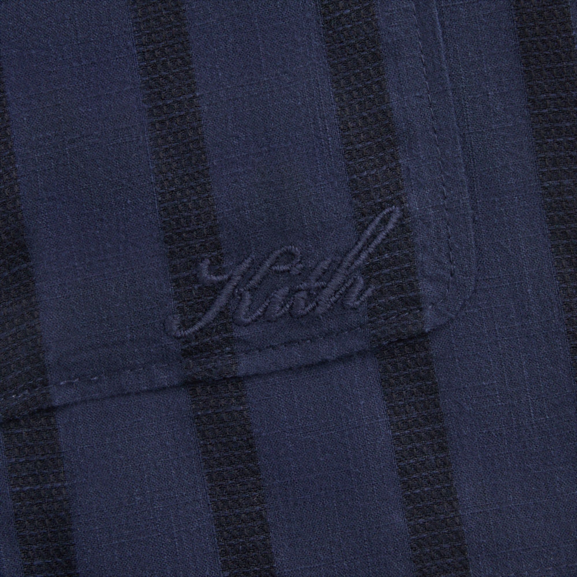 Kith L/S Poplin Boxy Collared Overshirt - Nocturnal sold by Kith product image thumbnail 5