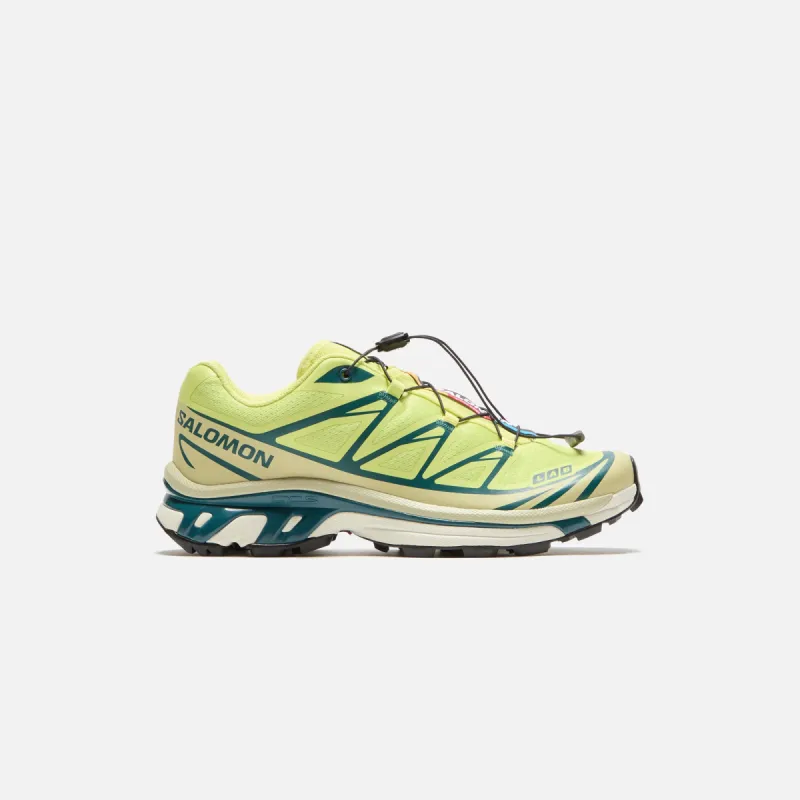 Salomon XT-6 - Sunny Lime / Southern Moss / Atlantic Deep sold by Kith