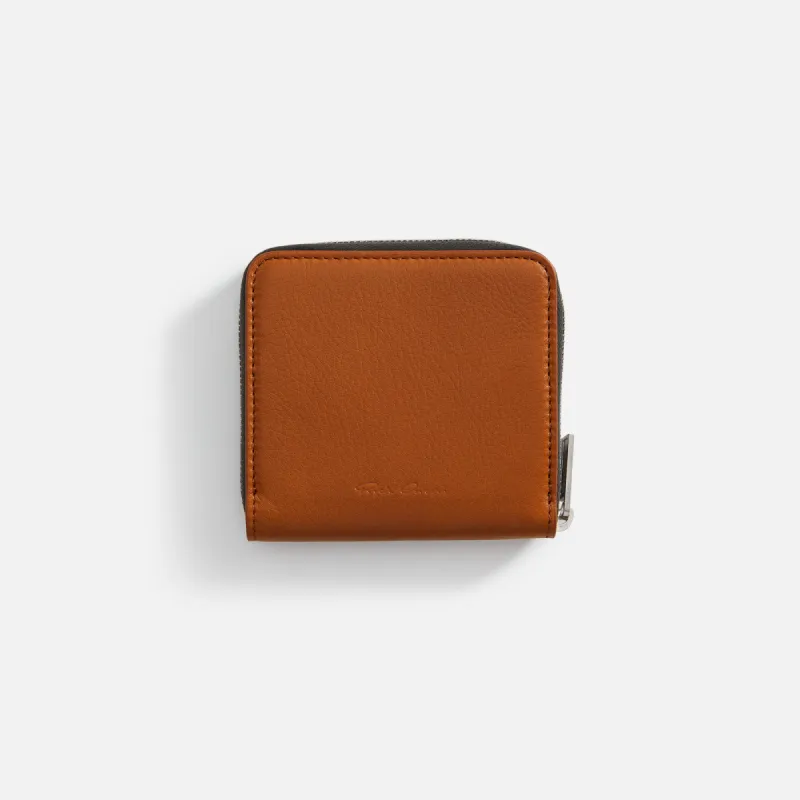 Rick Owens Accessorio In Pelle Zipped Wallet - Clay sold by Kith