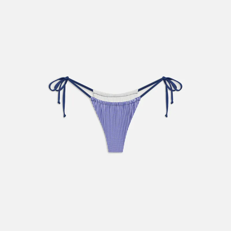 Frankies Bikinis Tia Bottom - Sailor Gingham sold by Kith