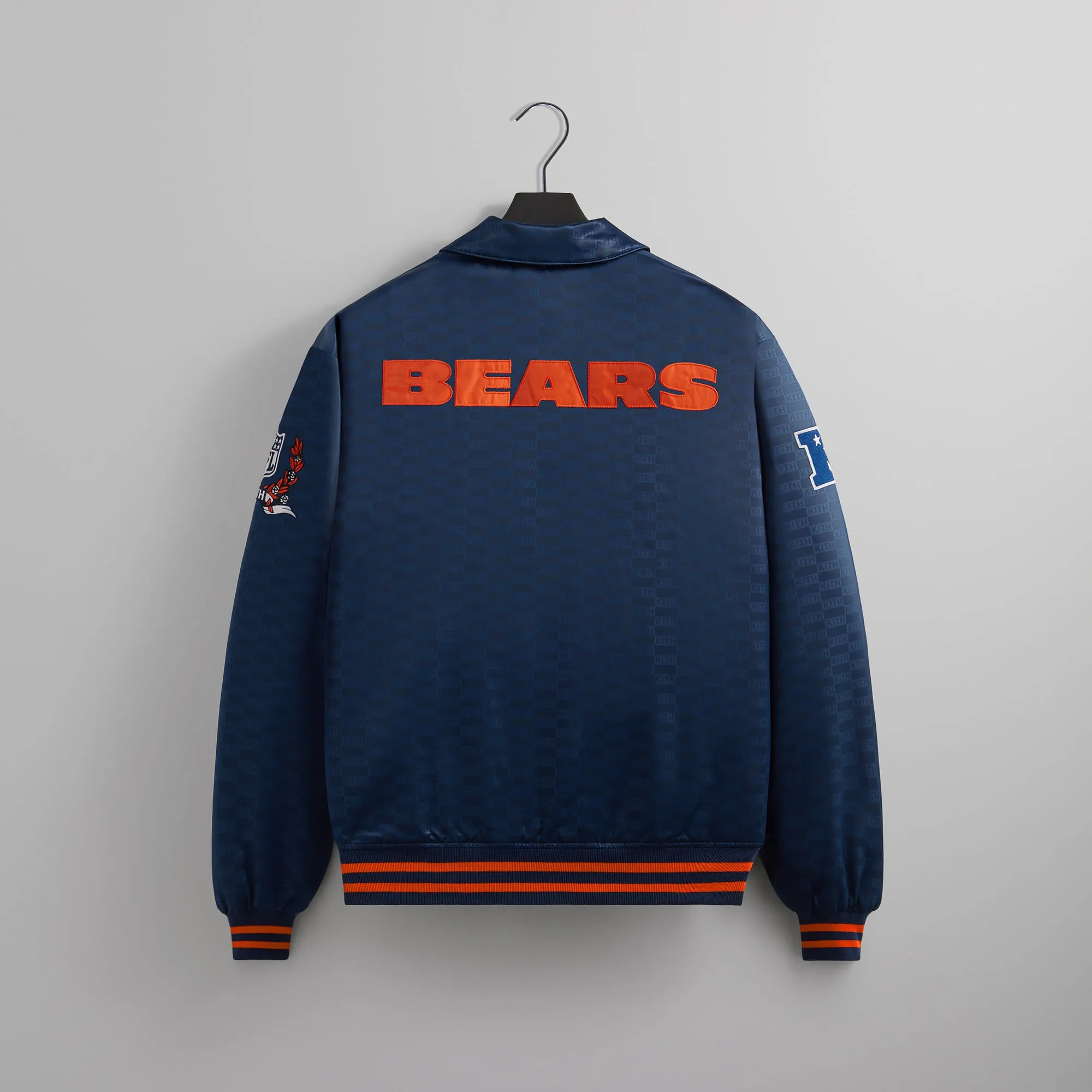 Kith for the NFL: Bears Satin Bomber Jacket - Meter sold by Kith product image thumbnail 2