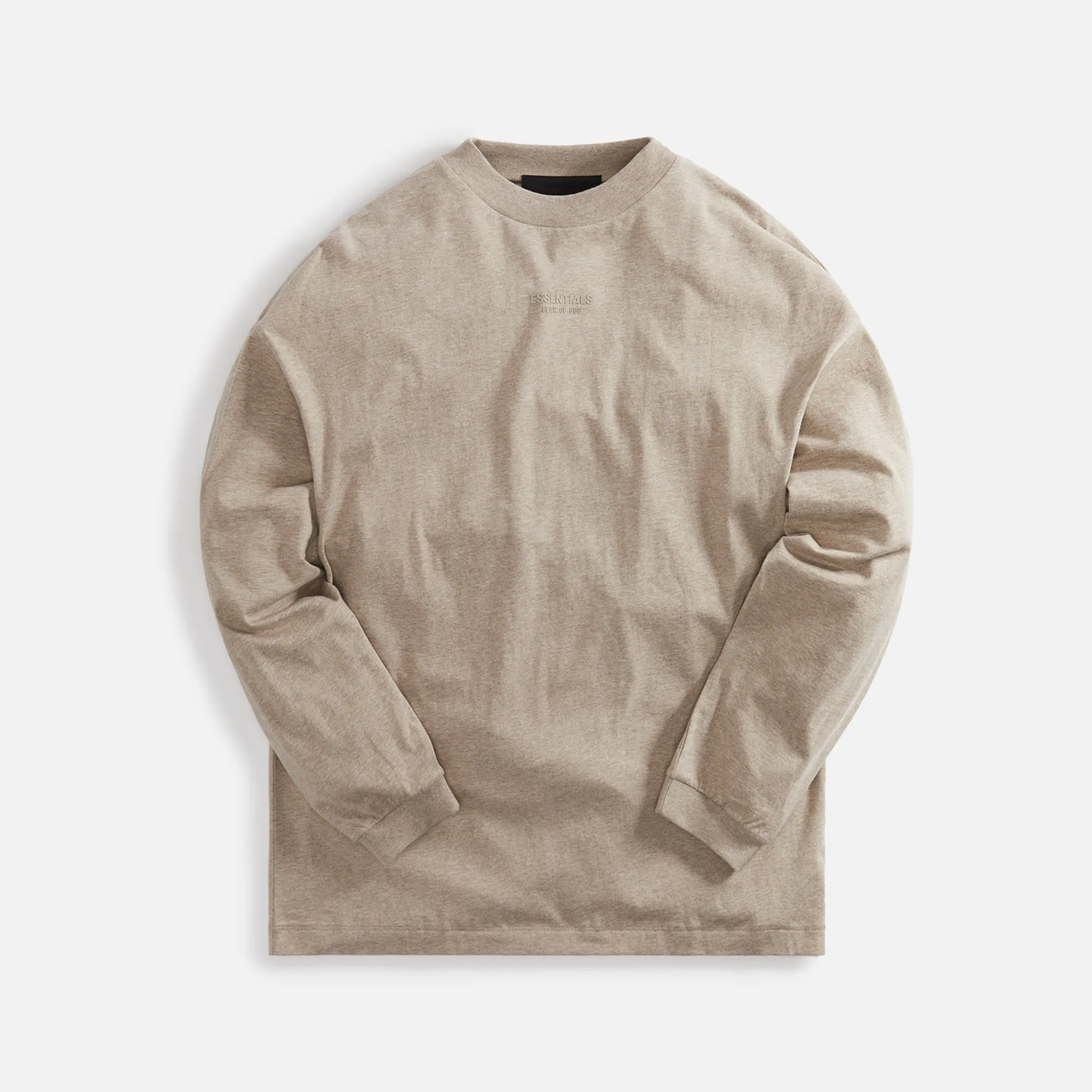Essentials Long Sleeve Tee - Core Heather sold by Kith
