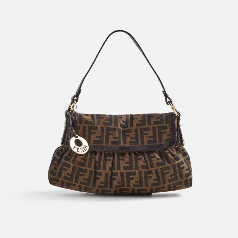 WGACA Fendi Zucca Small Chef Shoulder Bag - Brown sold by Kith