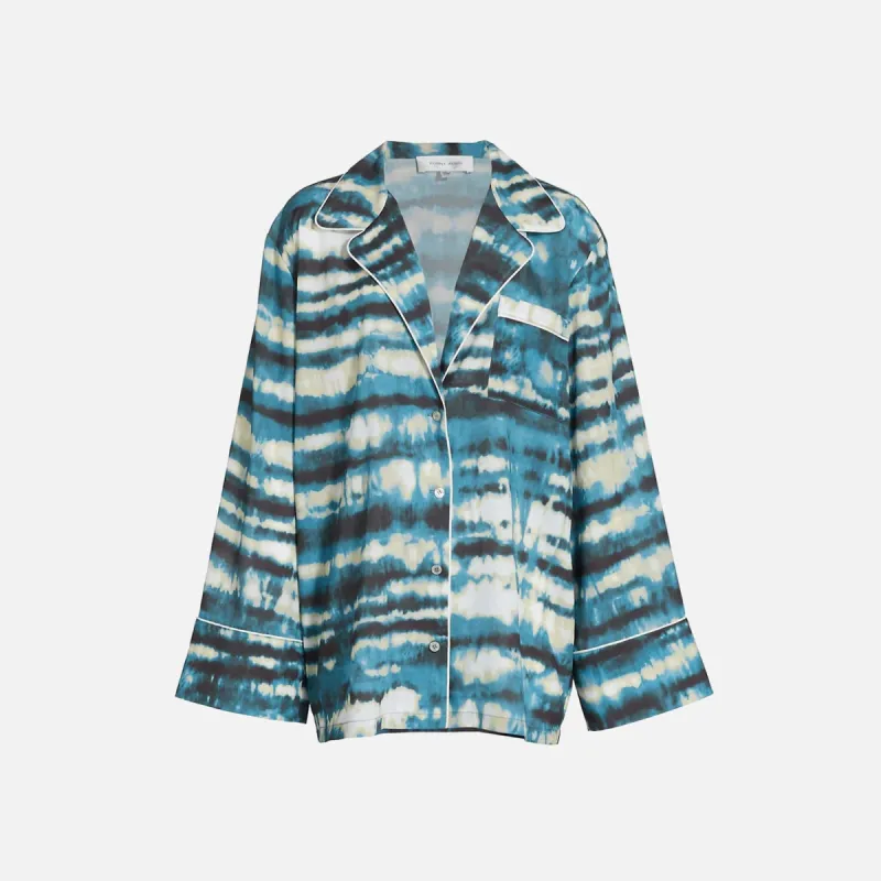 Ronny Kobo Valentina Top - Blue Tye Dye sold by Kith