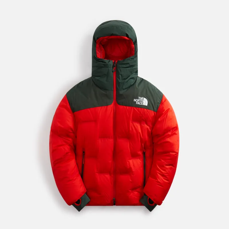 The North Face x Undercover Project Cloud Down - Nupste Dark / Cedar Green / High Risk Red sold by Kith