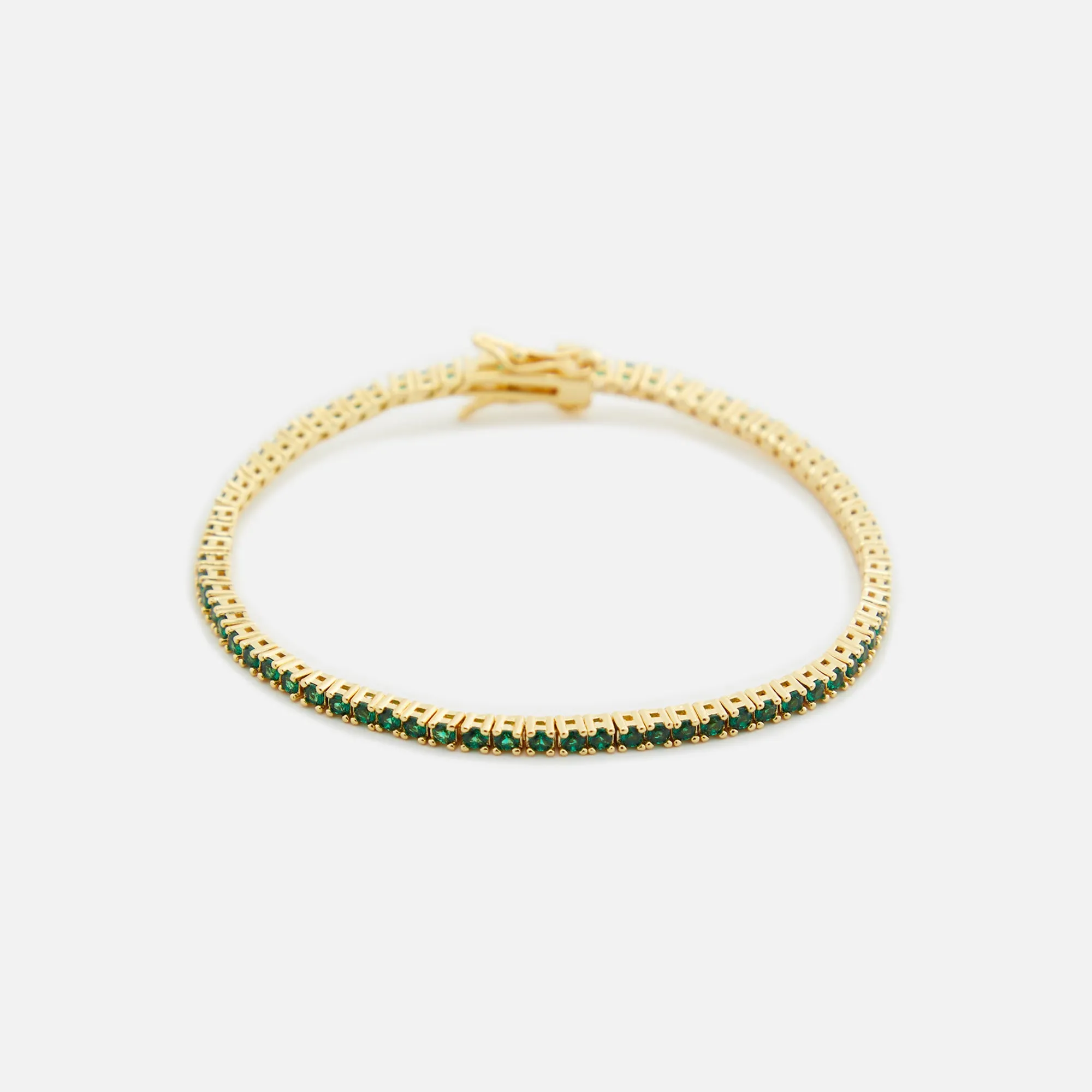 Crystal Haze Mini Serena Bracelet - Green sold by Kith