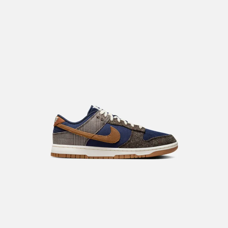 Nike Dunk Low Retro PRM - Midnight Navy / Ale Brown / Pale Ivory sold by Kith