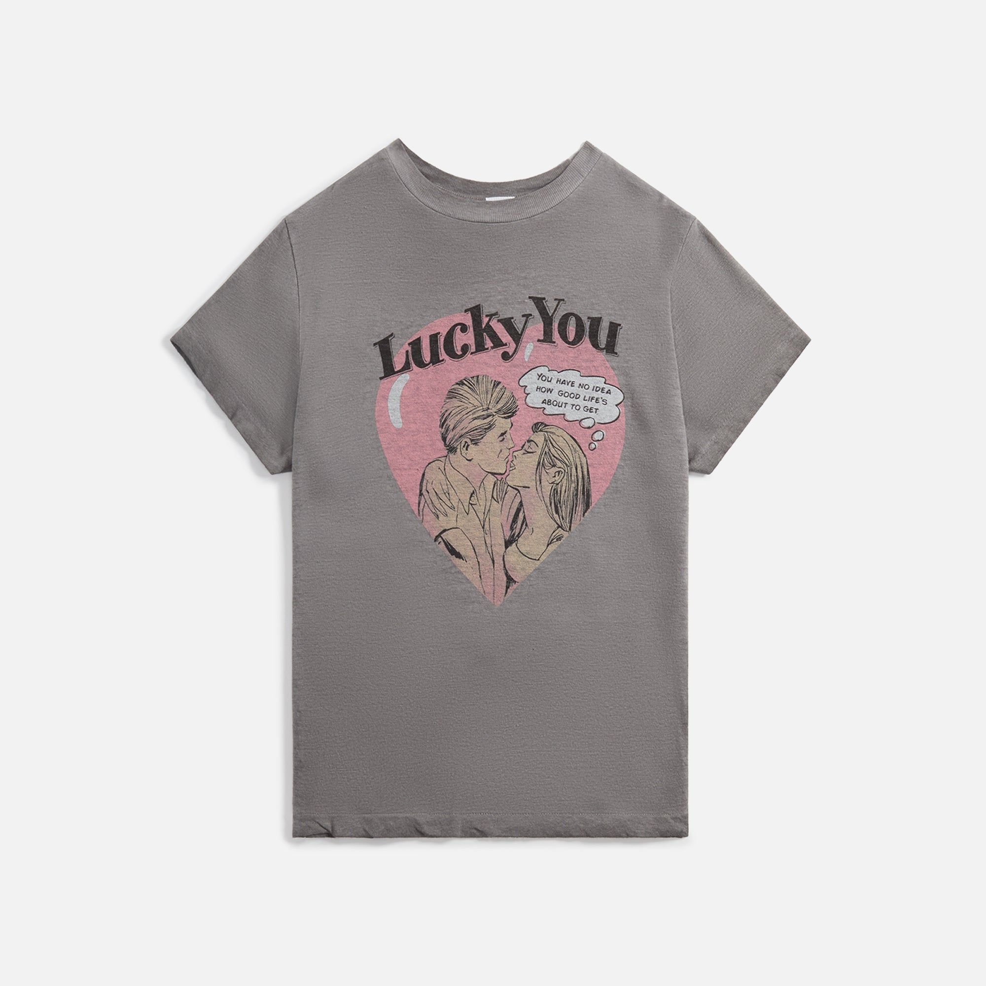 ReDone Classic Lucky You Tee - Grey Haze sold by Kith