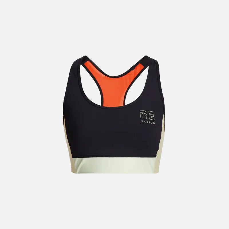 P.E Nation Initalise Sports Bra - Black sold by Kith