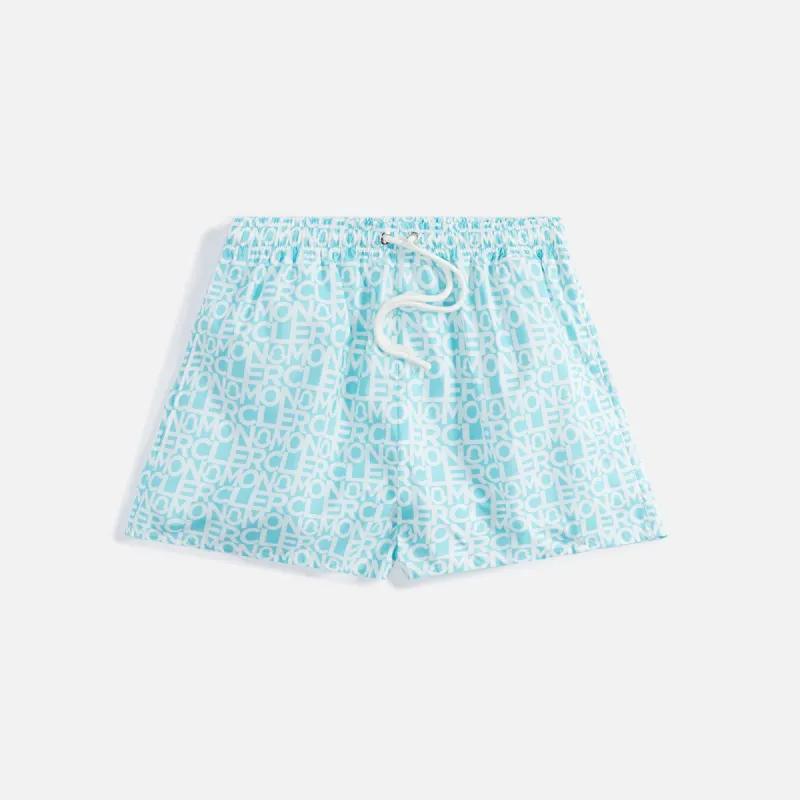 Moncler Shorts with Printed Logo - Green sold by Kith