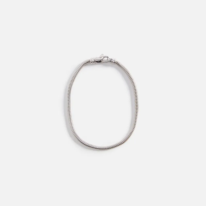 Tom Wood Snake Bracelet 925 Sterling Silver 8.3 Inches - Silver sold by Kith