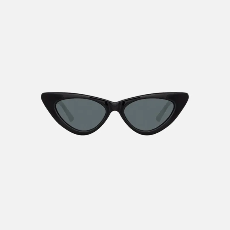 The Attico Dora Frames - Black with Grey Lens sold by Kith