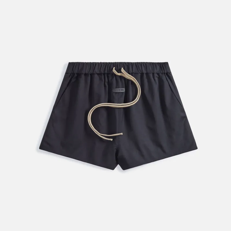 Fear of God Eternal Wool Nylon Short - Black sold by Kith